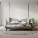 ⁦سرير نوم مزدوج بتصميم مميز⁩ - الصورة ⁦2⁩