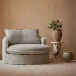 ⁦كنب مفرد مودرن بتصميم دائري مميز⁩ - الصورة ⁦4⁩