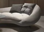 ⁦كنب زاوية استرخاء بيج بتصميم مودرن⁩ - الصورة ⁦4⁩