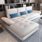 ⁦كنب بظهر متحرك بتصميم منحني⁩ - الصورة ⁦4⁩