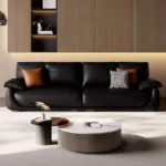 ⁦كنب صاله مودرن من جلد⁩ - الصورة ⁦2⁩