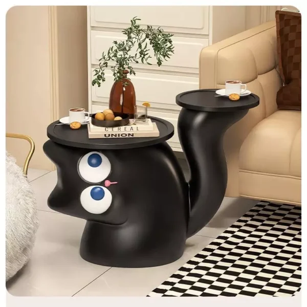 طاولة جانبية شكل قطة