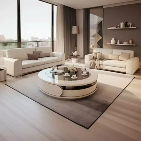 طقم طاولات قهوة زجاج