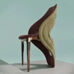 ⁦كرسي طاولة طعام مخمل⁩ - الصورة ⁦4⁩