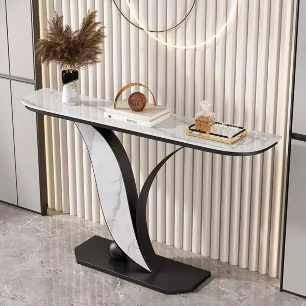 طاولة مدخل رخام بتصميم مبدع