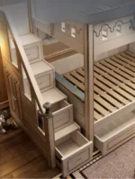 ⁦سرير نوم اطفال بتصميم اسكندافي⁩ - الصورة ⁦3⁩