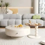 طاولات قهوة دائرية متداخلة بتصميم انيق