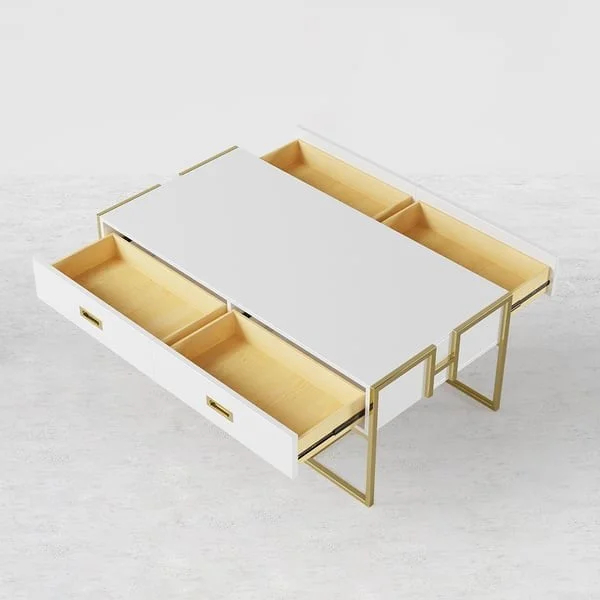 طاولة قهوة مستطيلة بتصميم عصري