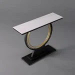 طاولة كونسول عصرية بسطح من رخام