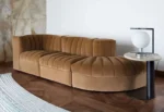 ⁦كنب زاوية مودرن بتصميم منحني⁩ - الصورة ⁦2⁩