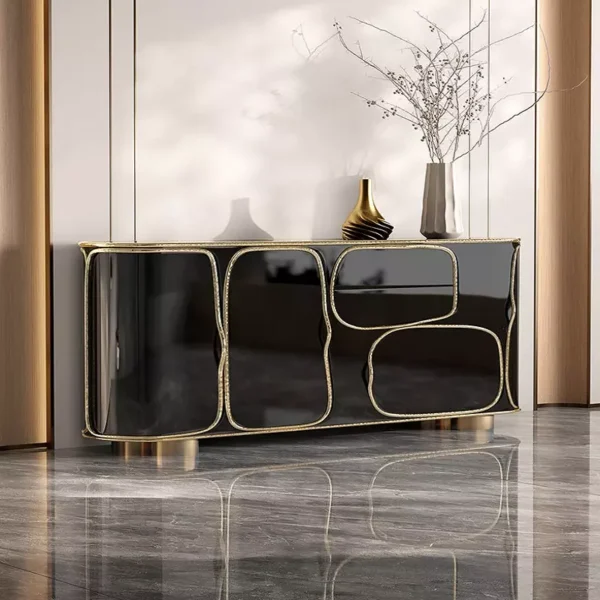 بوفيه بتصميم غرف الطعام الحديثة الانيقة