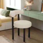 كرسي تسريحة مودرن بظهر منحني