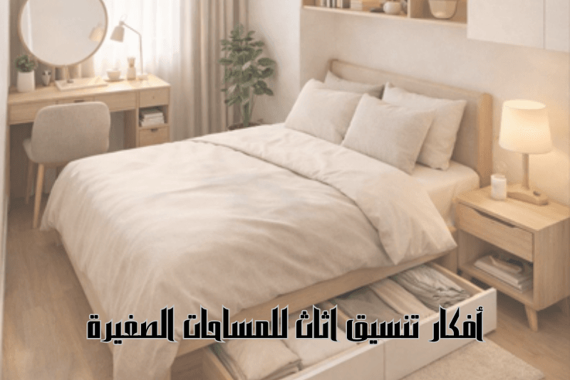 أفكار تنسيق اثاث للمساحات الصغيرة