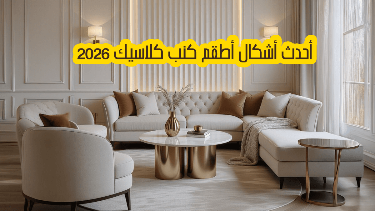 احدث اشكال اطقم كنب كلاسيك